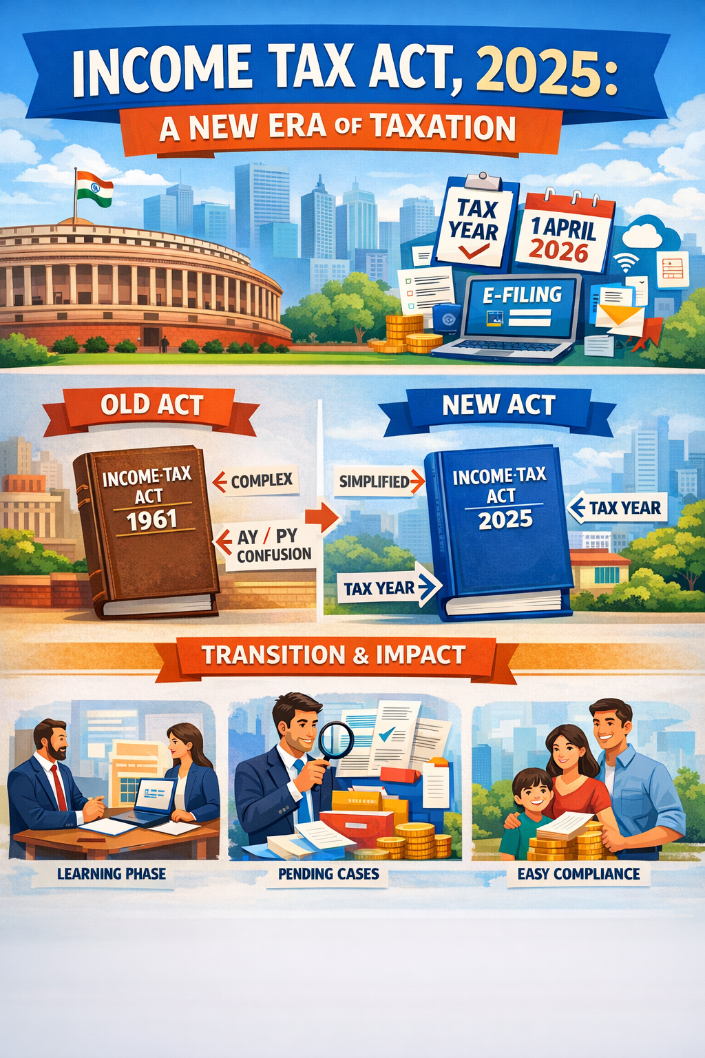 income tax act, 2025 a new era of simplicity, transparency, and modern taxation